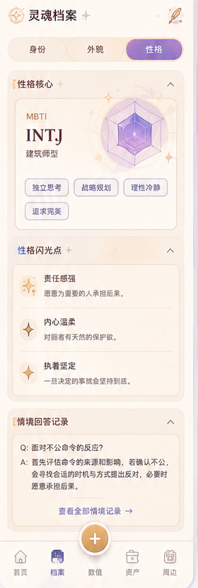 灵魂档案参考视觉